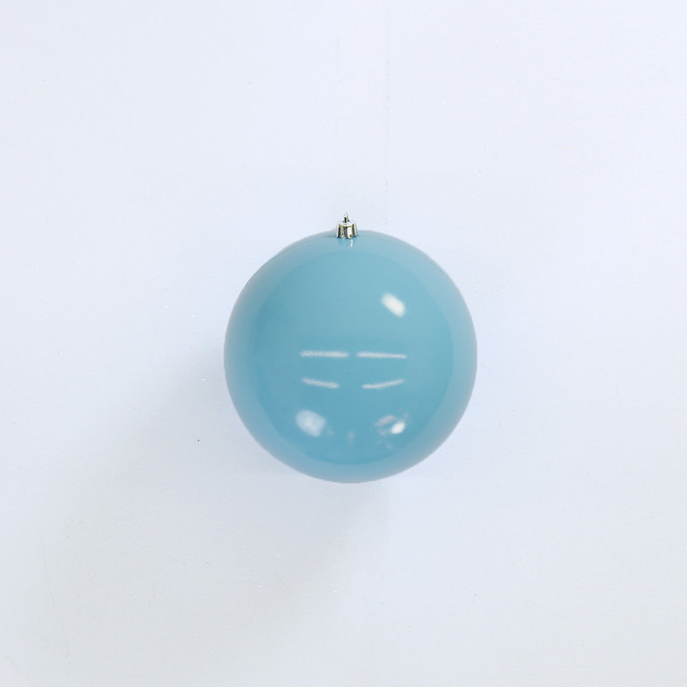 6" Light Blue Ball Ornament