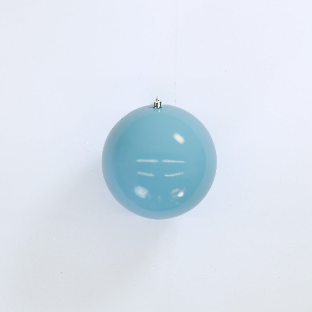 6" Light Blue Ball Ornament