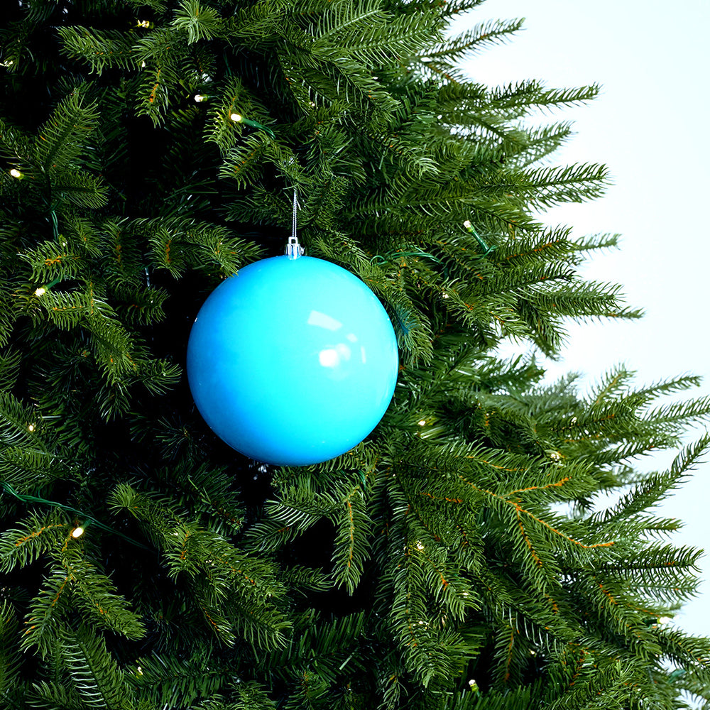 6" Light Blue Ball Ornament