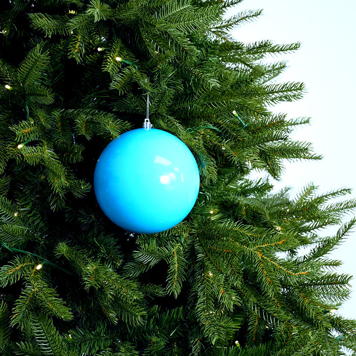 6" Light Blue Ball Ornament