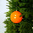 6" Orange Ball Ornament