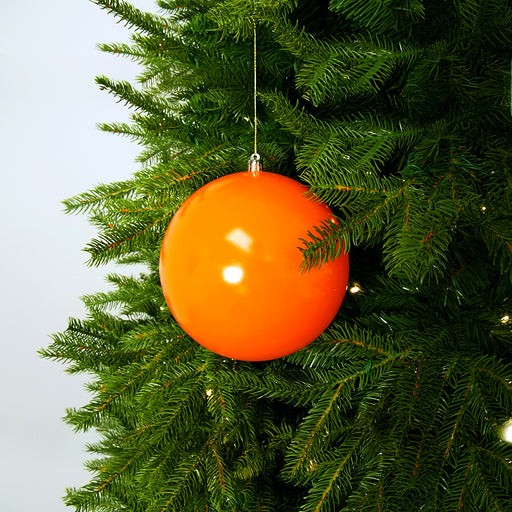 6" Orange Ball Ornament