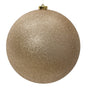 10" Pearl Glitter Ball Ornament