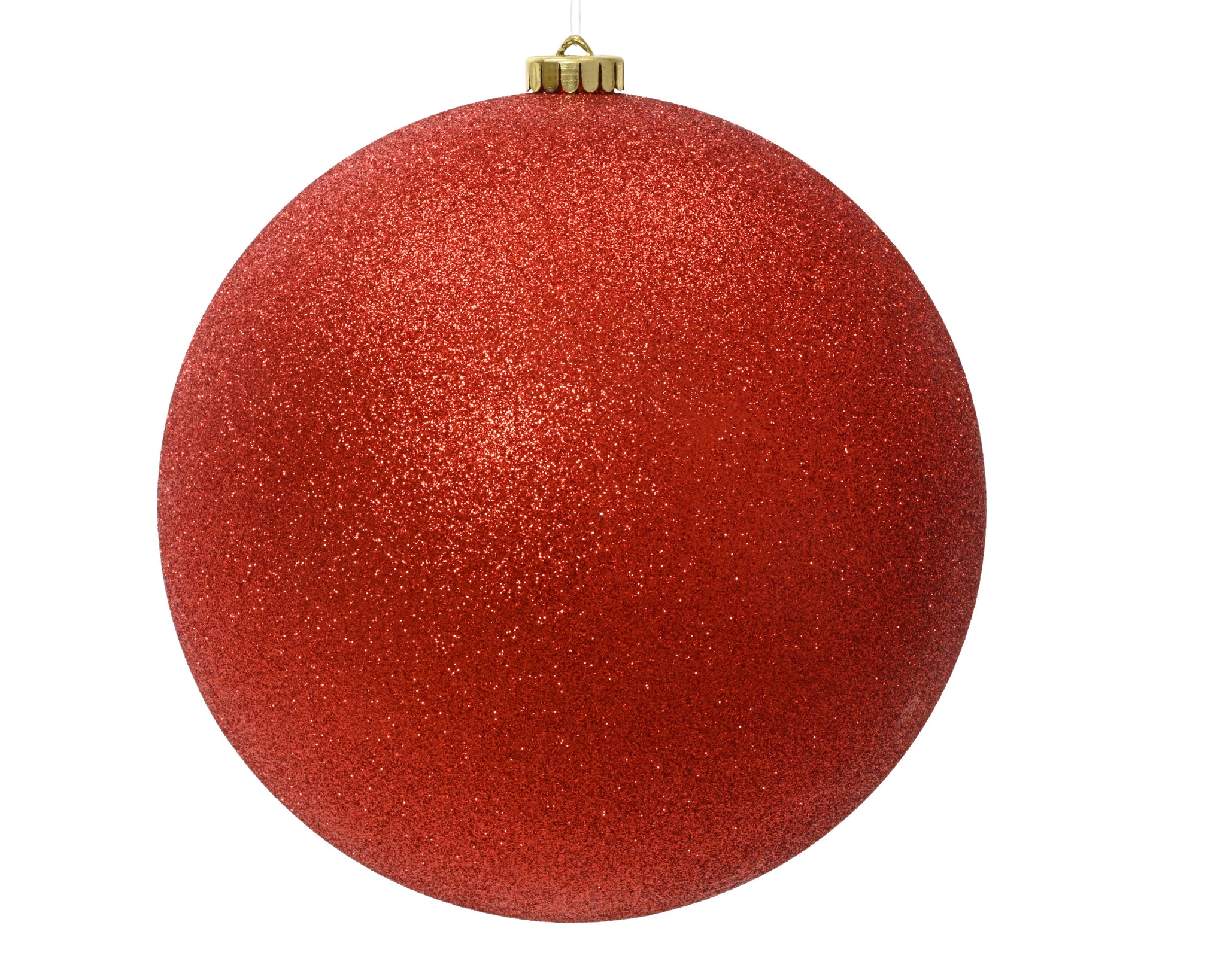 8" Glitter Shatterproof Ball Ornament