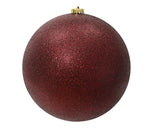 8" Glitter Shatterproof Ball Ornament