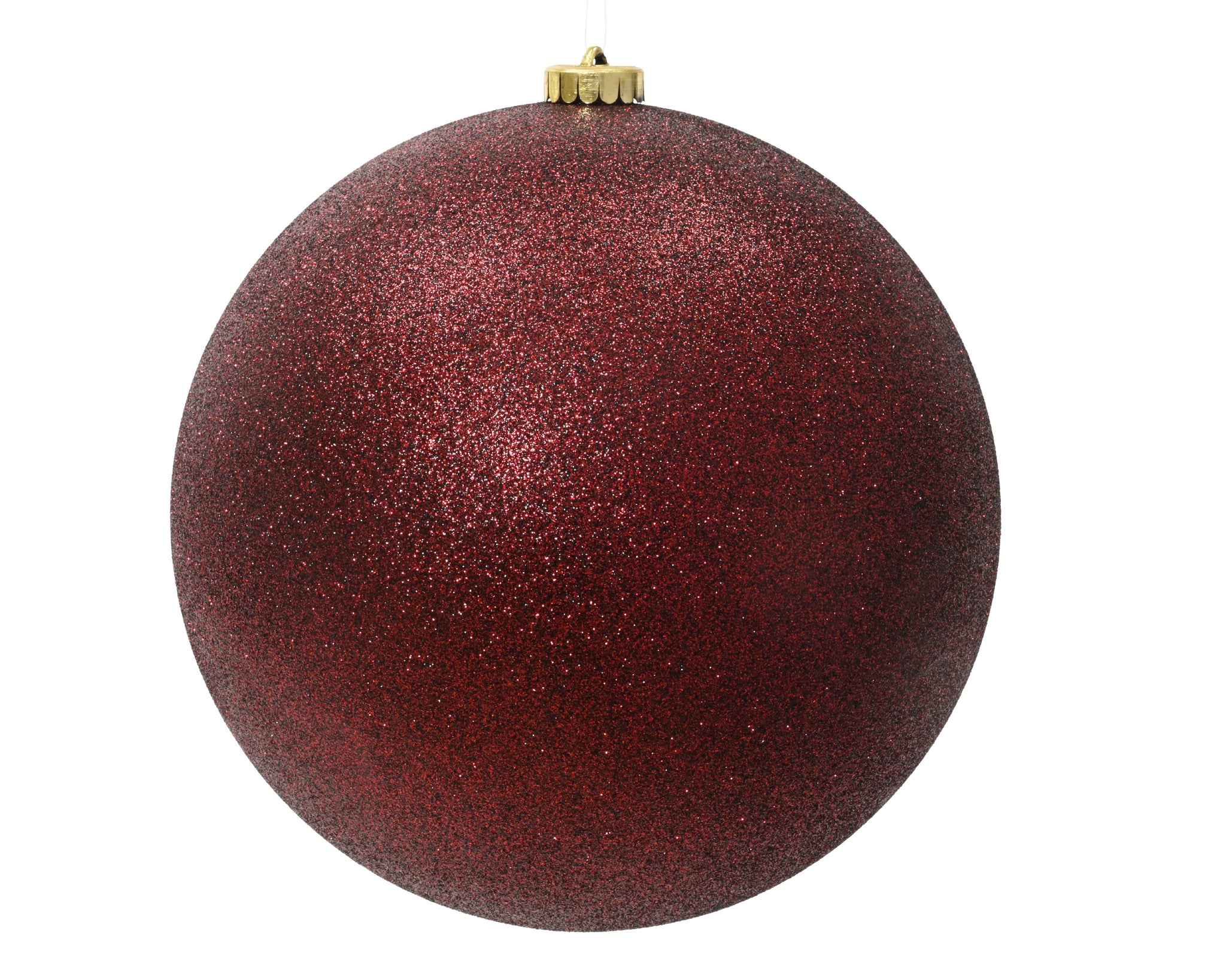 8" Glitter Shatterproof Ball Ornament