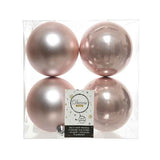 4" Shiny & Matte Shatterproof Ball Ornament