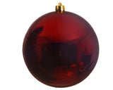 4" Shiny & Matte Shatterproof Ball Ornament