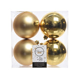 4" Shiny & Matte Shatterproof Ball Ornament