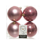 4" Shiny & Matte Shatterproof Ball Ornament