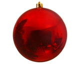 8" Shiny Shatterproof Ball Ornament