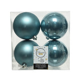 4" Shiny & Matte Shatterproof Ball Ornament