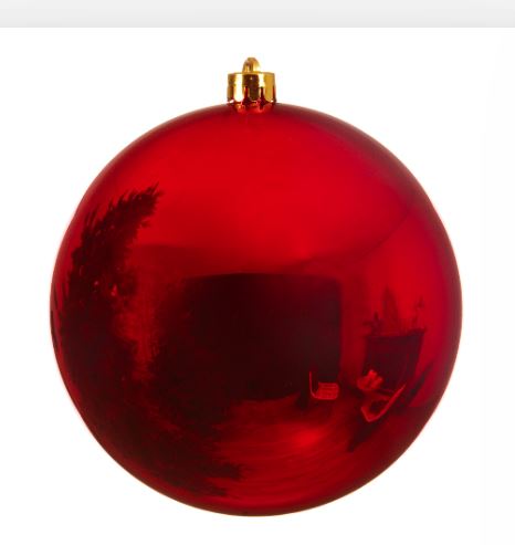 4" Shiny & Matte Shatterproof Ball Ornament