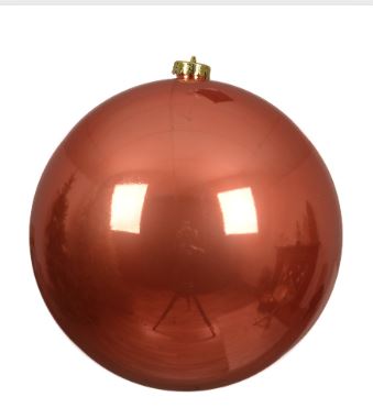 4" Shiny & Matte Shatterproof Ball Ornament