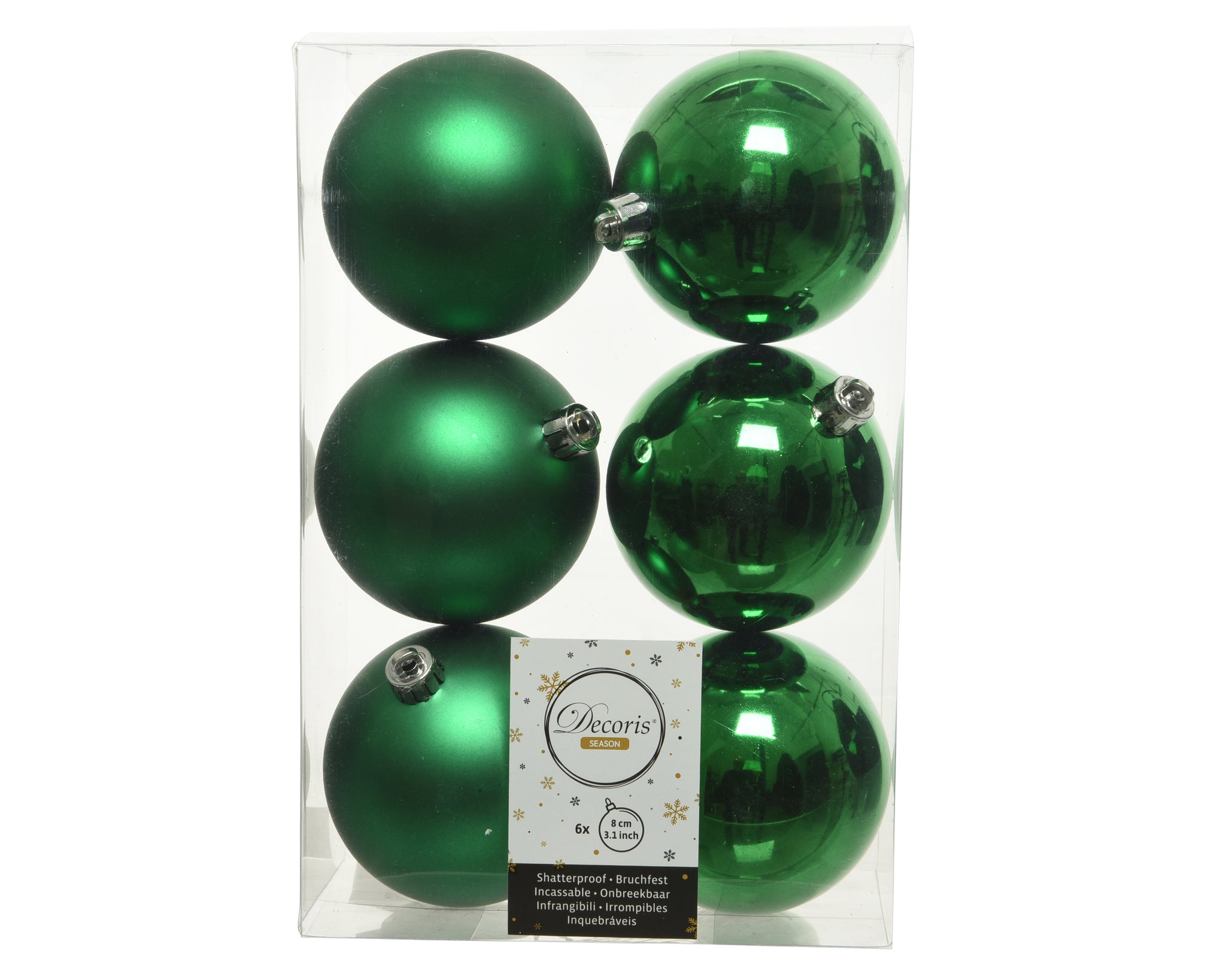 3" Shatterproof Shiny & Matte Ball Ornament