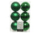 80MM Shatterproof Shiny & Matte Ball 6PK