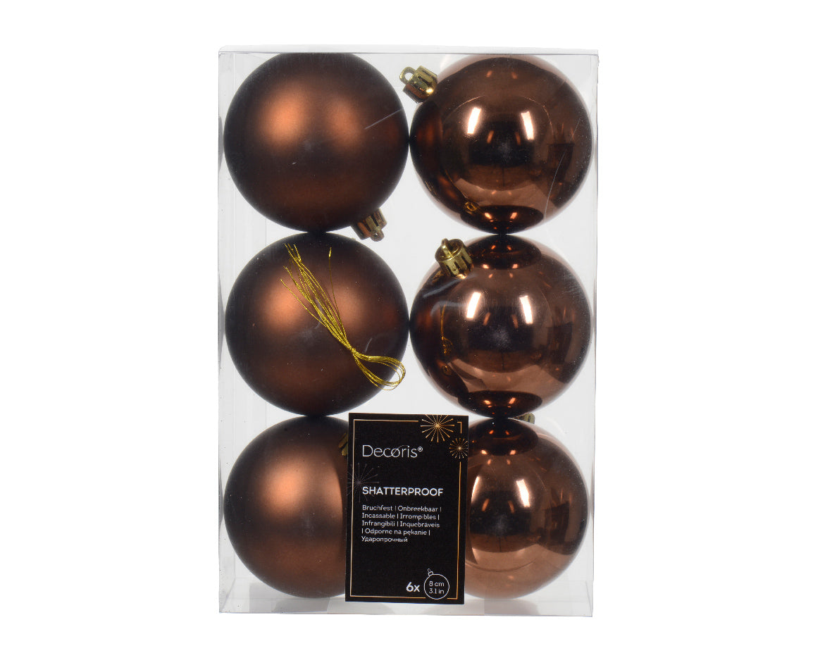 3" Shatterproof Shiny & Matte Ball Ornament