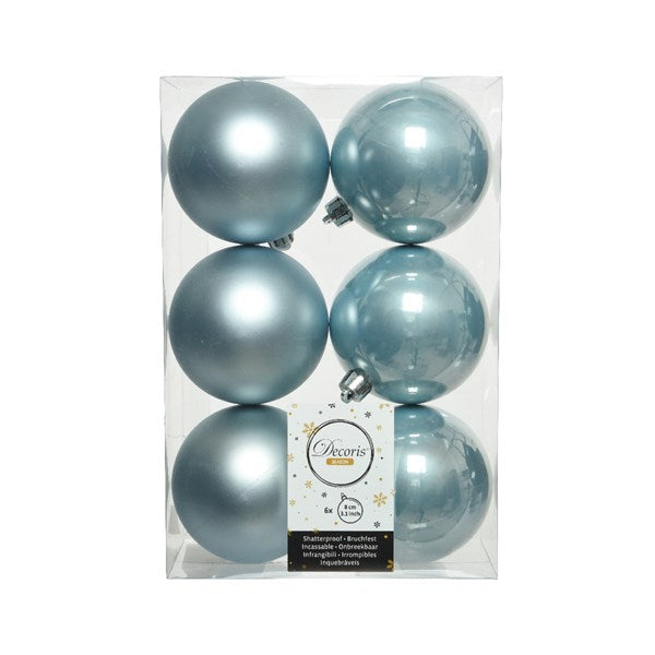 3" Shatterproof Shiny & Matte Ball Ornament