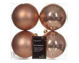 4" Shiny & Matte Shatterproof Ball Ornament
