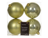 4" Shiny & Matte Shatterproof Ball Ornament