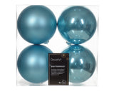 4" Shiny & Matte Shatterproof Ball Ornament