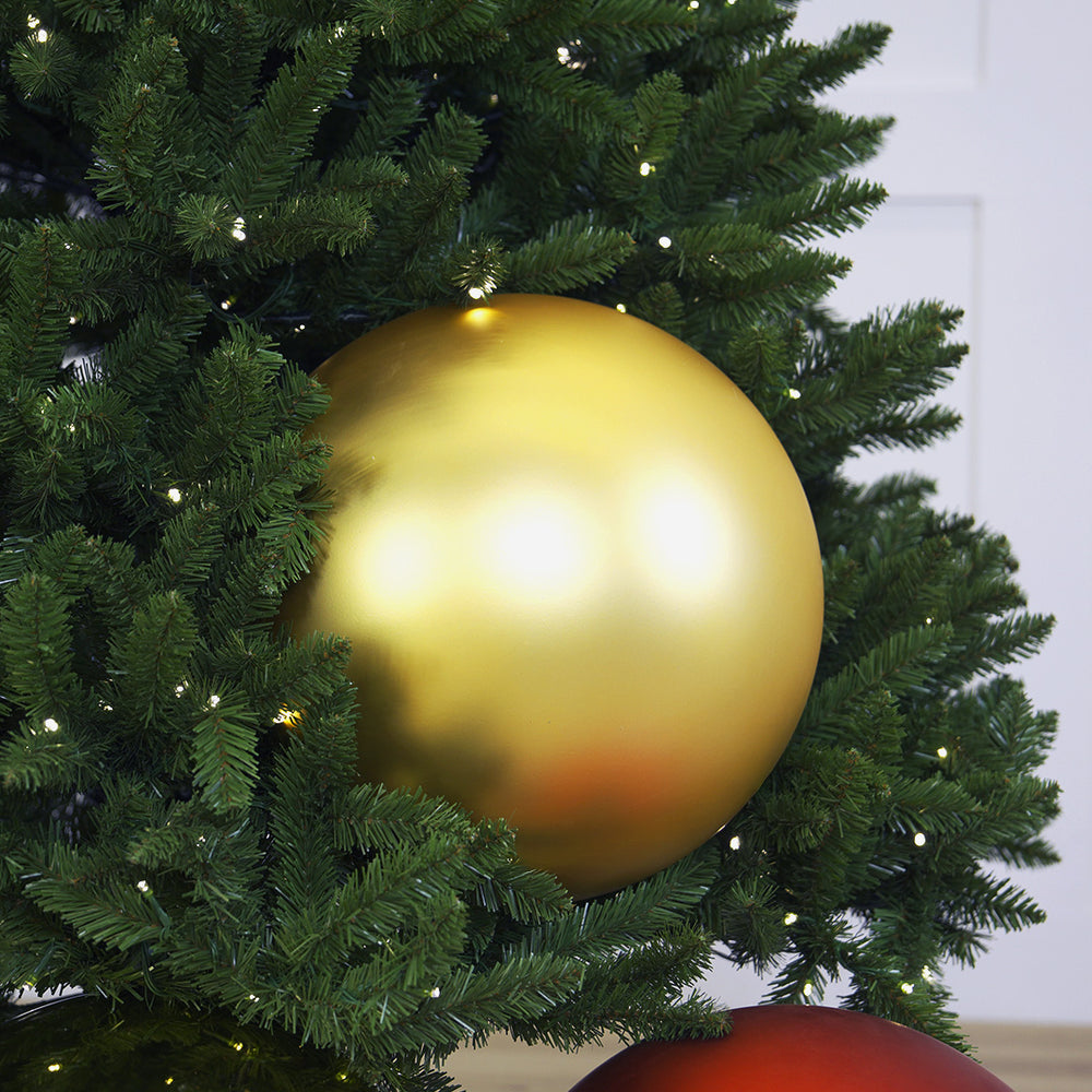 16" Gold Matte Shatterproof Ball Ornament