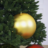 16" Gold Matte Shatterproof Ball Ornament