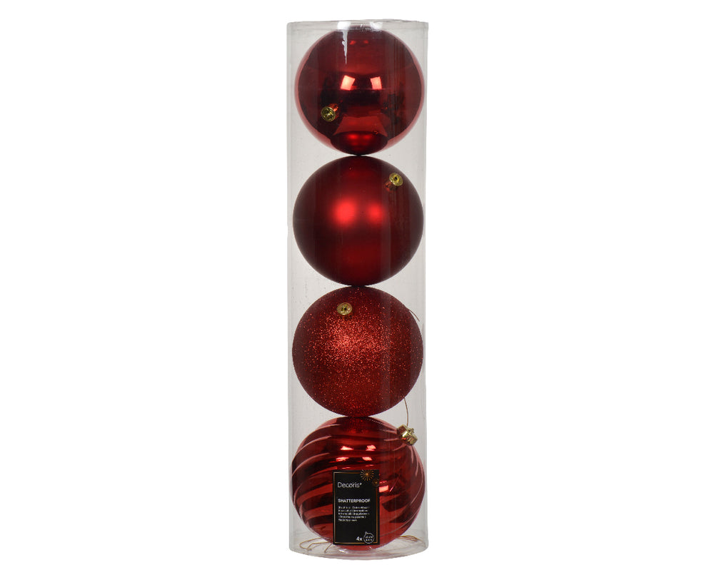 5.5" Shiny & Matte Shatterproof Ball Ornament