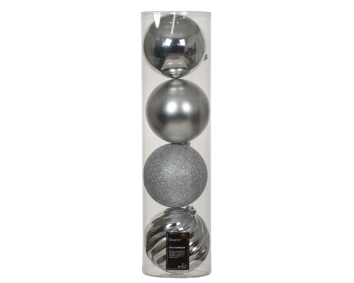 5.5" Shiny & Matte Shatterproof Ball Ornament