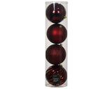 5.5" Shiny & Matte Shatterproof Ball Ornament