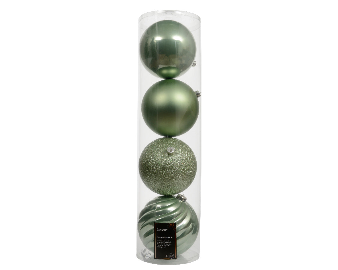 5.5" Shiny & Matte Shatterproof Ball Ornament