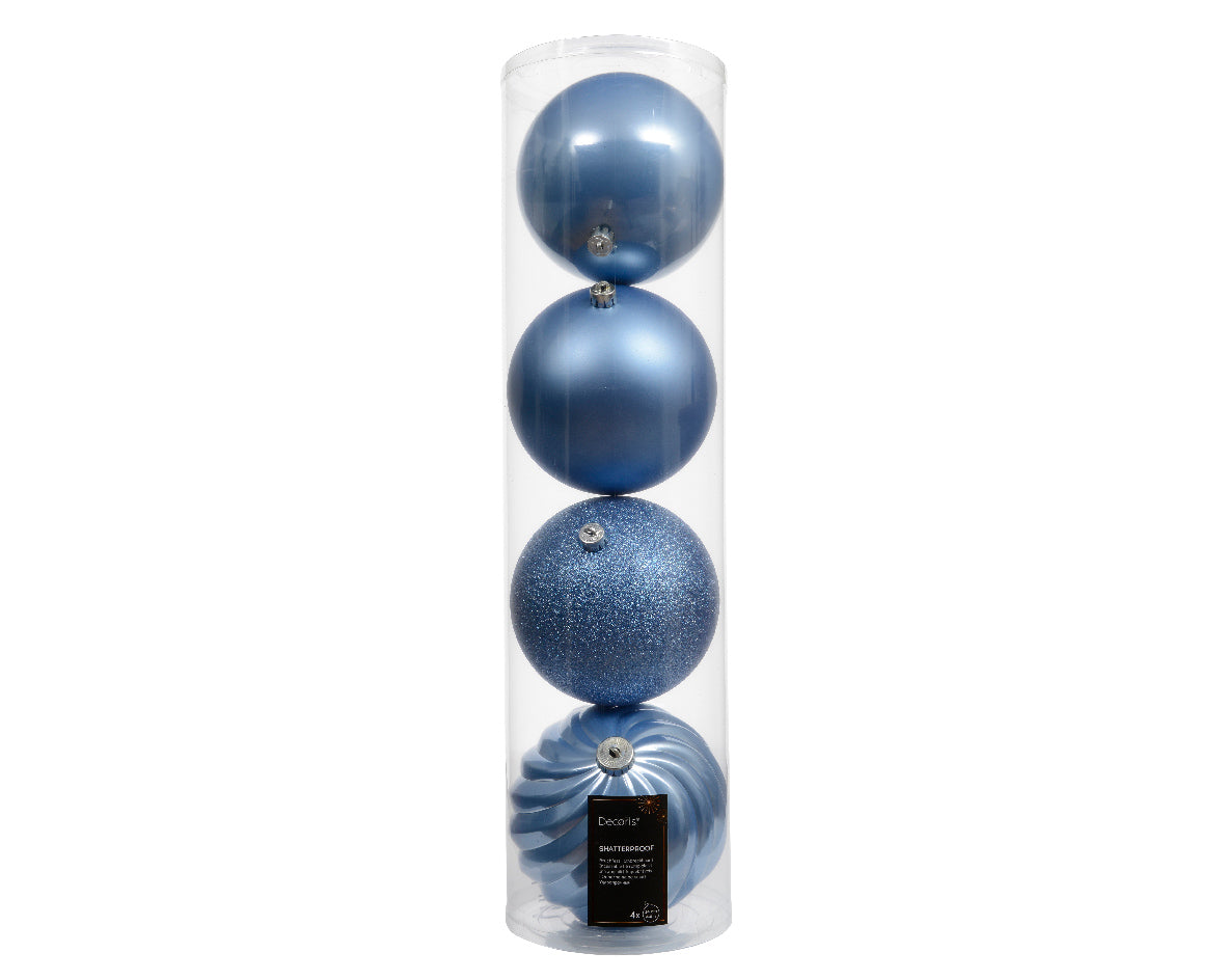 5.5" Shiny & Matte Shatterproof Ball Ornament