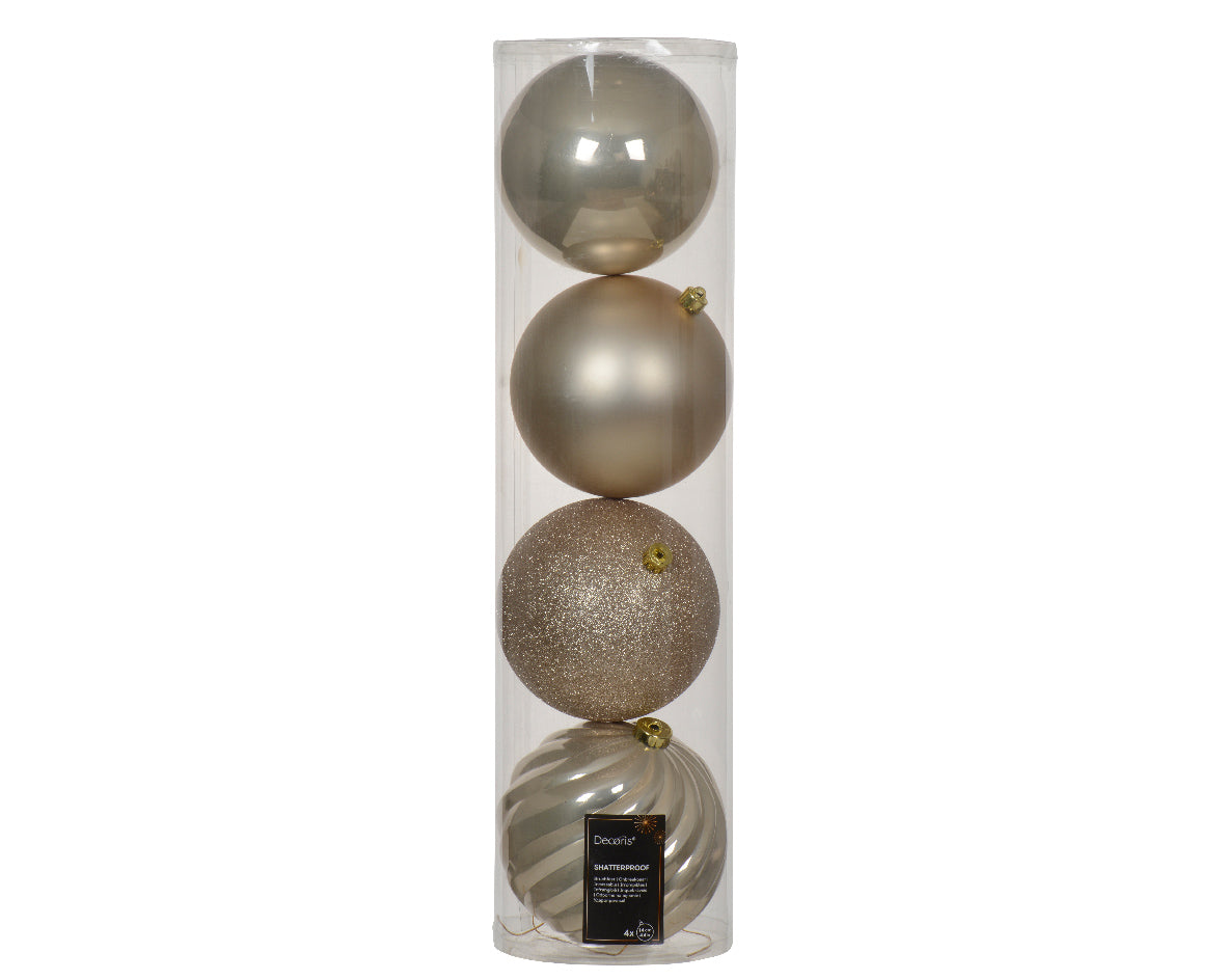 5.5" Shiny & Matte Shatterproof Ball Ornament