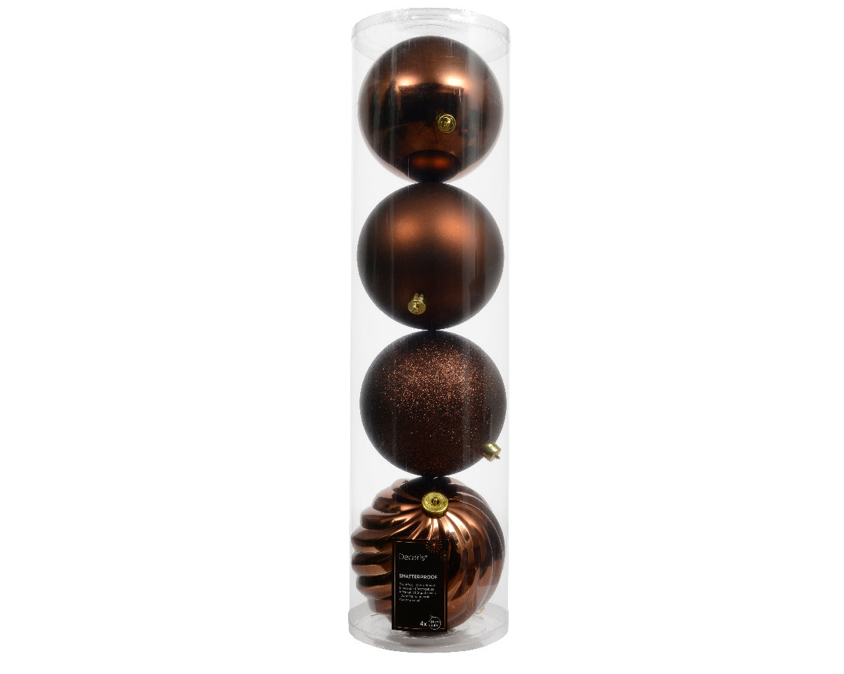 5.5" Shiny & Matte Shatterproof Ball Ornament