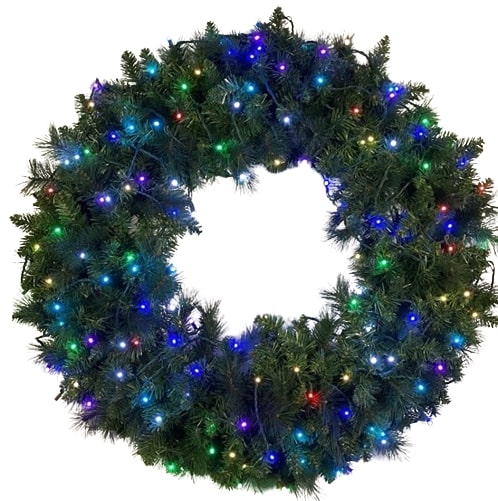 Dynamic RGB LED Wreath