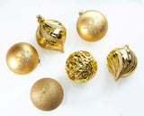 6" Glitter Shatterproof Ball Ornament 6 Pack