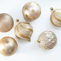 6" Glitter Shatterproof Ball Ornament 6 Pack