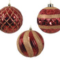 5" Glitter Shiny Shatterproof Ball Ornament Assorted