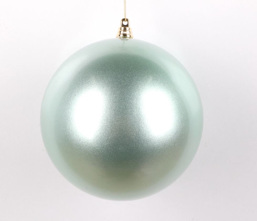 6" Shiny Candy Ball Ornament