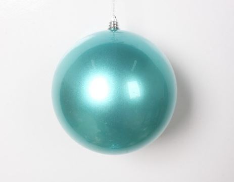 6" Shiny Candy Ball Ornament