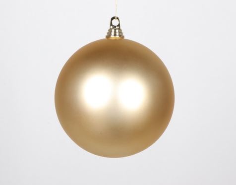8" Matte Shatterproof Ball Ornament