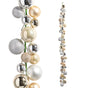 6 FT Champagne & Silver Ball Garland