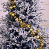 6 FT Gold Ball Garland Shatterproof