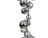 6 FT Silver Ball Garland Shatterproof