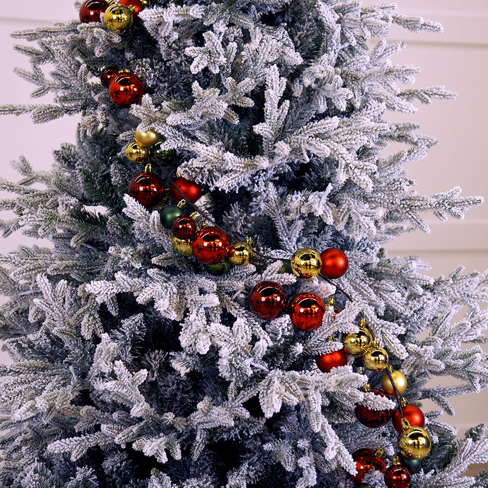 6 FT Multicolor Ball Garland Shatterproof