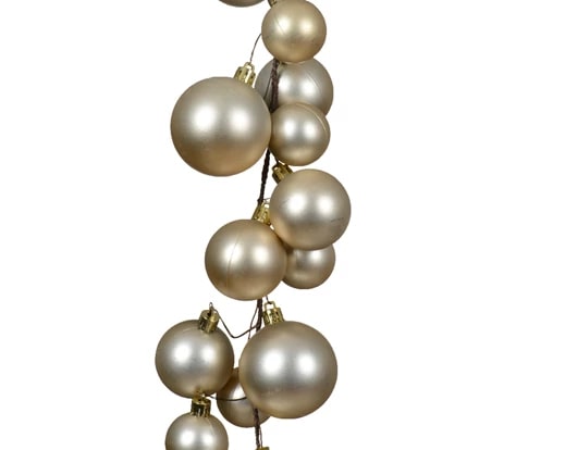 6 FT Pearl Ball Garland Shatterproof