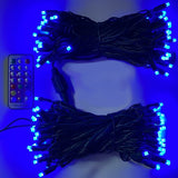 17 FT 50 LED 5MM Dynamic RGB Lights With Green Cord