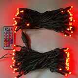 17 FT 50 LED 5MM Dynamic RGB Lights With Green Cord