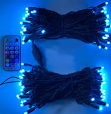 17 FT 50 LED 5MM Dynamic RGB Lights With Green Cord