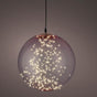 LED Pink Micro Hanging Ball